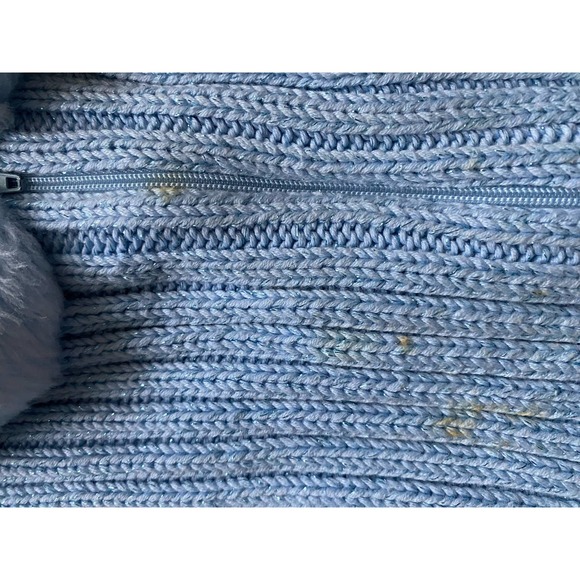 Rare Vintage Disney Princess Cinderella Knit Blue Jacket - Picture 6 of 8